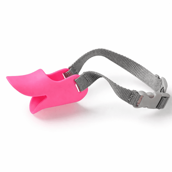 cute duck dog muzzle silicone anti bite pet muzzle for small dogs