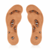 Insole slimming magnetic massager with acupressure nodes for foot stimulation and comfort