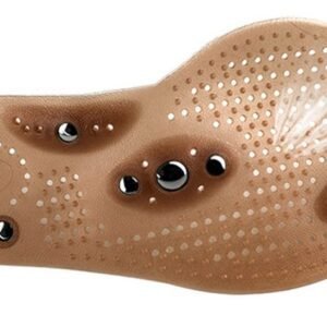 Insole slimming magnetic massager with acupressure nodes for foot stimulation and comfort
