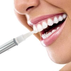 Teeth whitening pen for brighter smile stain removal and enamel safe whitening treatment
