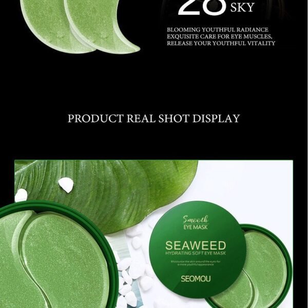 Collagen eye mask for dark circles and under eye hydration and anti aging care