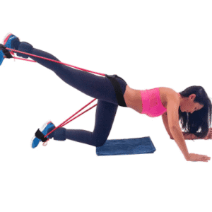 Booty belt resistance bands for workout glute training strength building and home fitness exercises