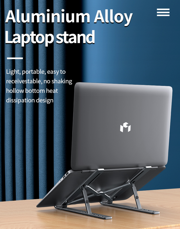 Adjustable Portable Laptop Stand Invisible Design