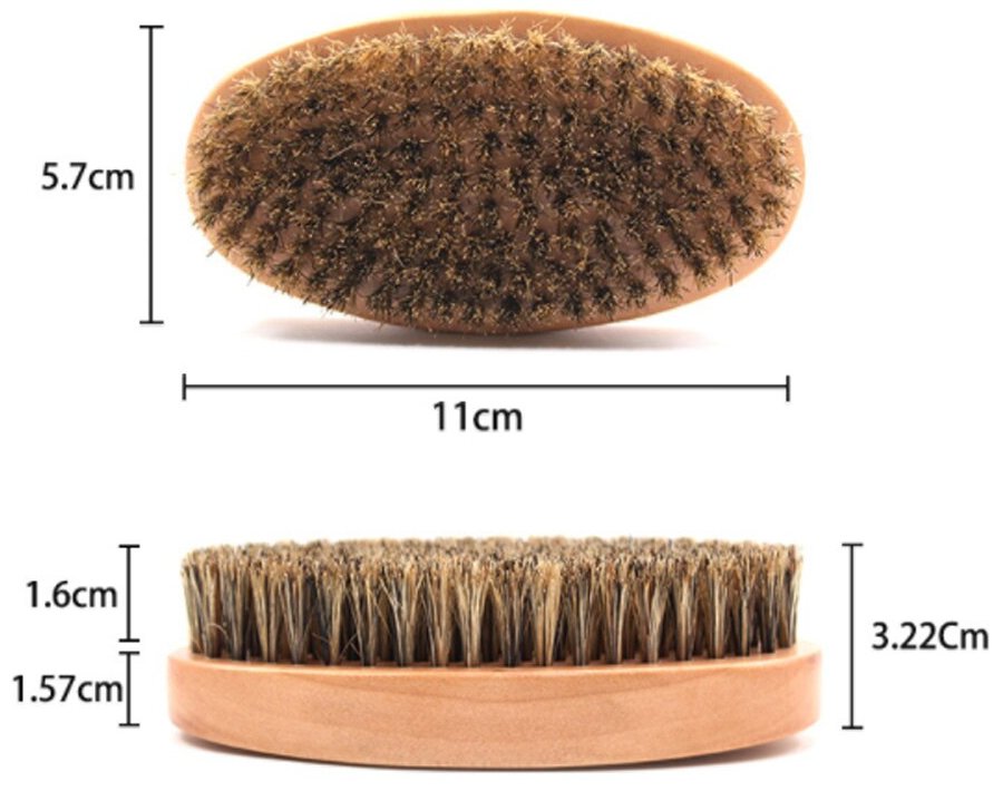 Men Mustache Beard Brush Soft Bristle