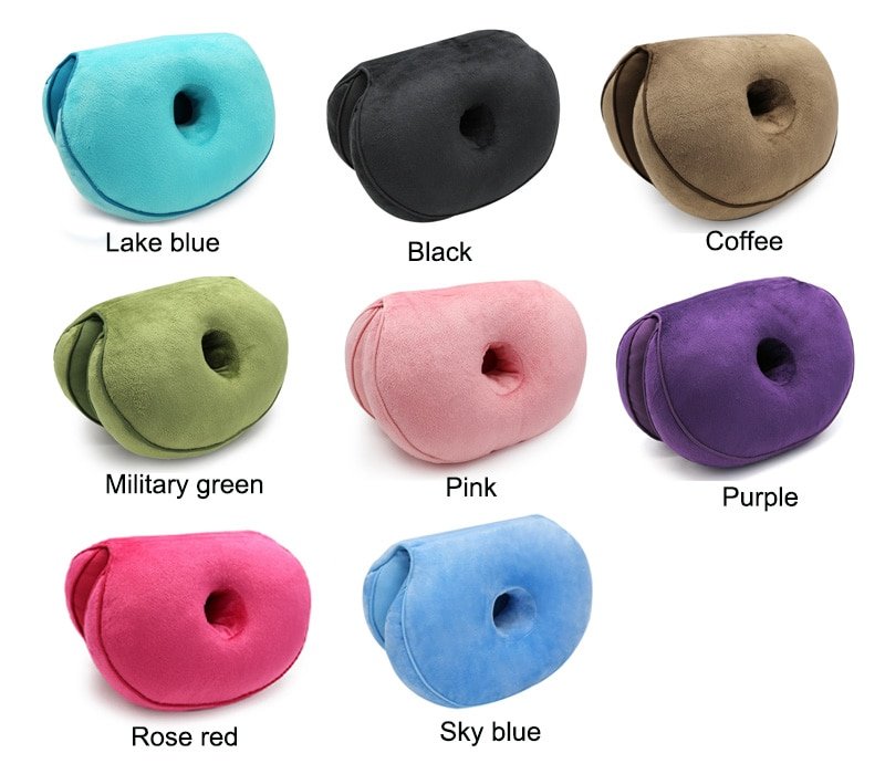 Portable Donut Pillow Tailbone Hemorrhoid Cushion Waterproof