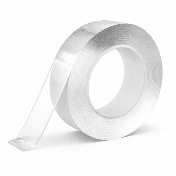 heavy duty double sided adhesive tape strong clear mounting tape reusable washable gel tape for wall mounting home office decor no drilling needed