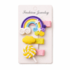 colorful rainbow lollipop hair clips for girls cute toddler hair accessories