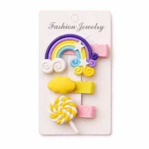 colorful rainbow lollipop hair clips for girls cute toddler hair accessories