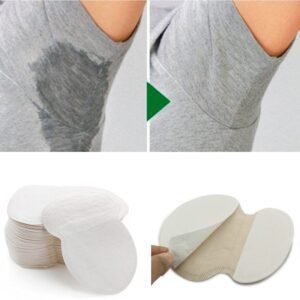 Disposable sweat absorbing pads underarm for moisture control and odor protection
