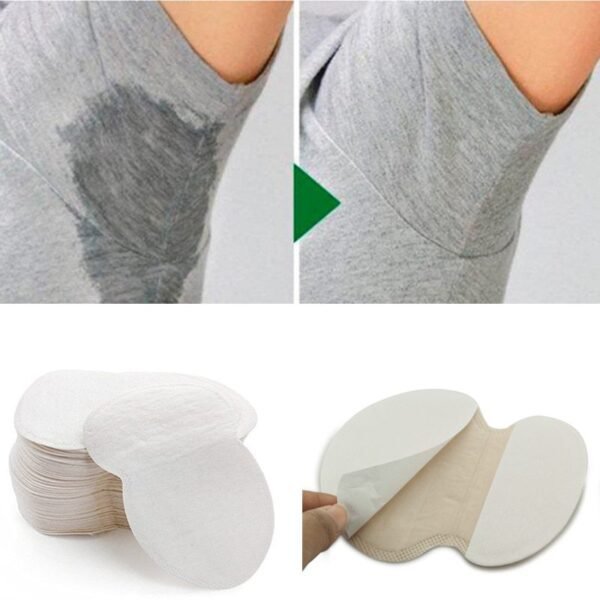 Disposable Sweat Absorbing Pads Underarm - 50Pcs
