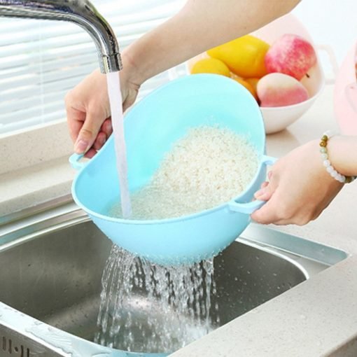 Rice Washing Strainer Basket Hand-Held