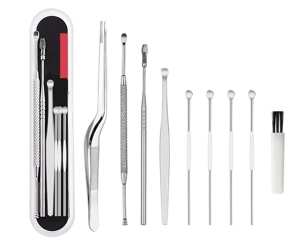 LED Ear Curette Wax Remover Cleansing Set