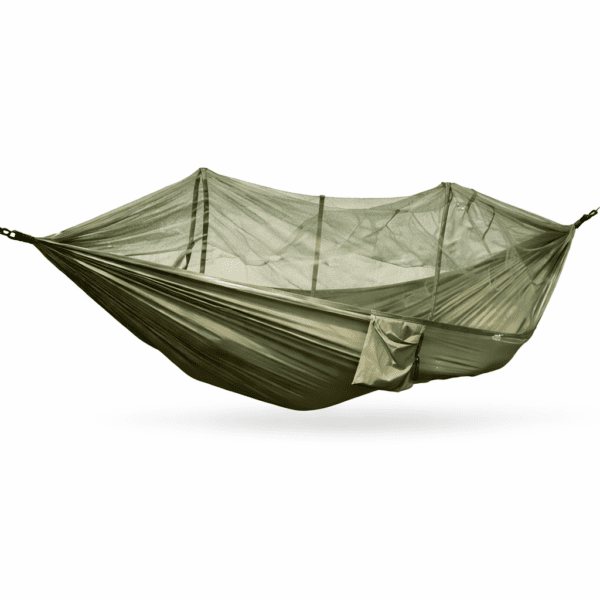 portable hammock with mosquito net outdoor camping sleeping swing lightweight breathable hammock with bug net for hiking travel backyard camping gear