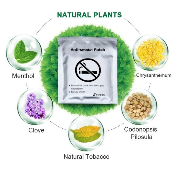 Anti Smoking Patches Natural Herbal Nicotine