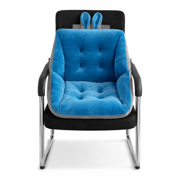 office chair seat cushion padded back support cushion for long sitting ergonomic semi enclosed chair pad for desk chair home office comfort