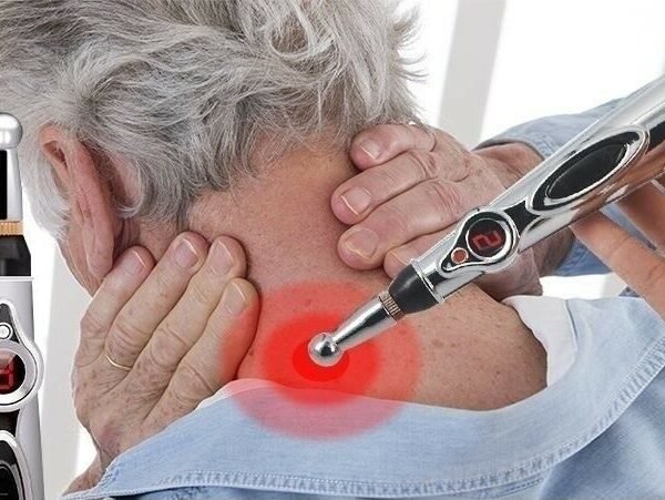 Electronic Acupuncture Pen 3 Massage Head Function