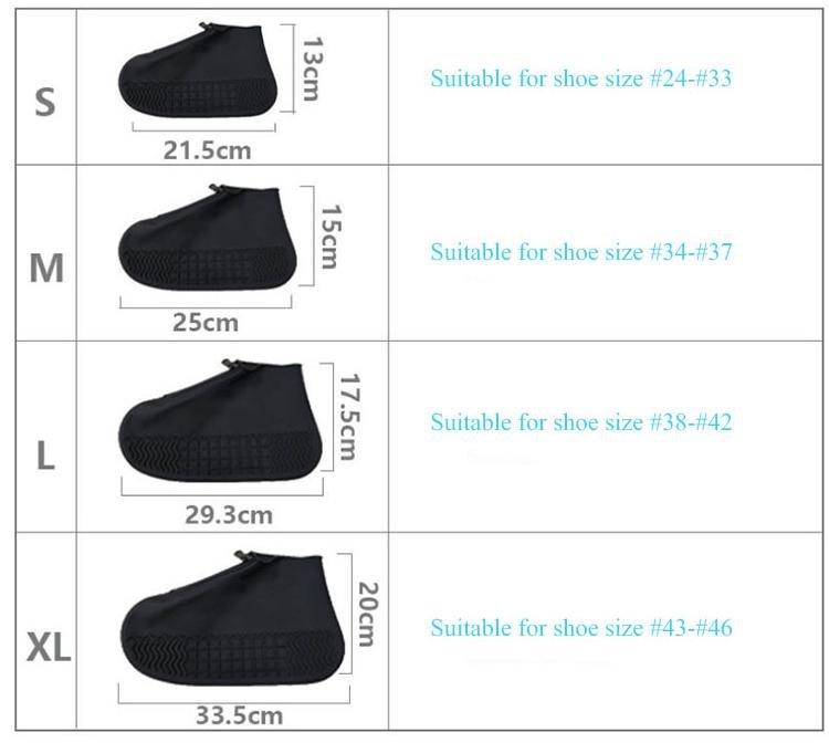 Waterproof Silicon Shoe Covers Recyclable - Don Shopping