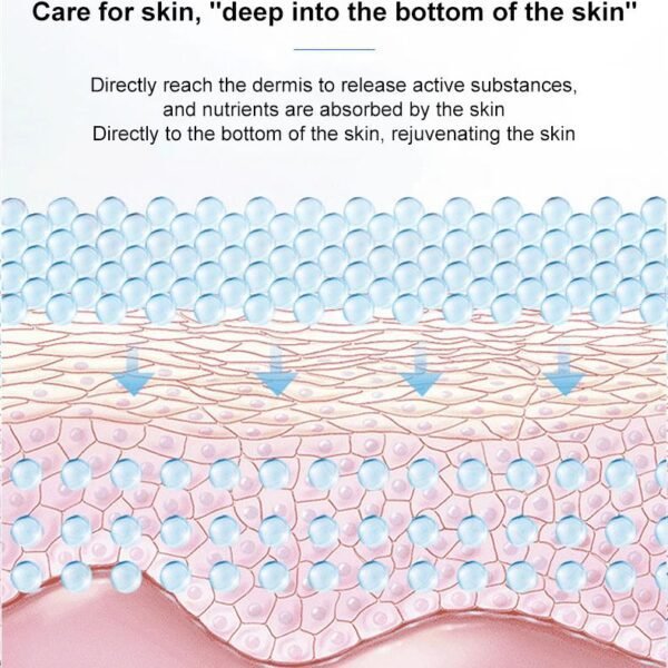 Nasolabial folds facial forehead anti-wrinkle mask for smoothing fine lines and improving skin elasticity