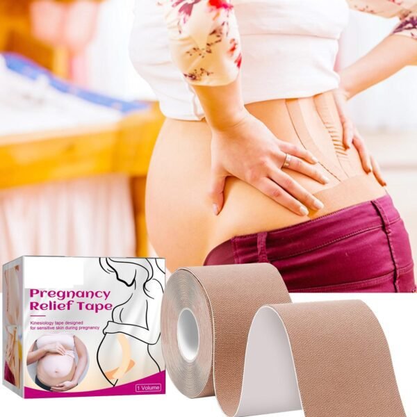 Tummy tape for pregnancy support to lift belly, reduce strain, and provide comfortable support