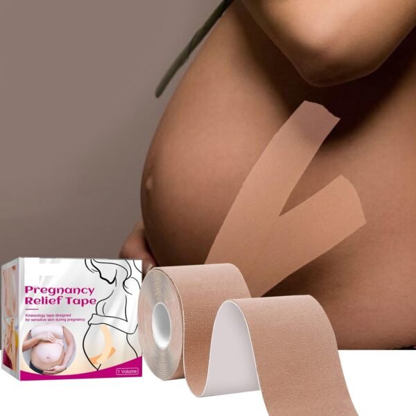 Tummy tape for pregnancy support to lift belly, reduce strain, and provide comfortable support