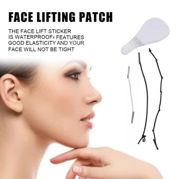 Facelift tape invisible V-shaped sticker for lifting, contouring, and tightening facial skin