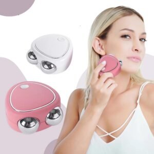 portable facial roller massager device for lifting firming and skin tightening