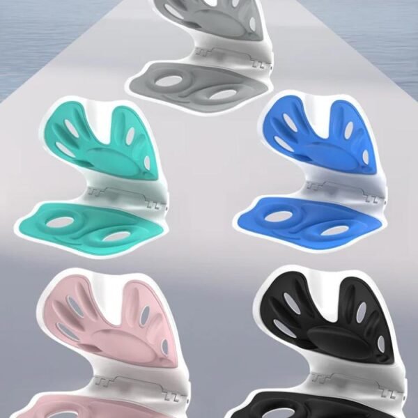 ergonomic seat cushion for posture correction office chair back support foldable lumbar support cushion for long sitting