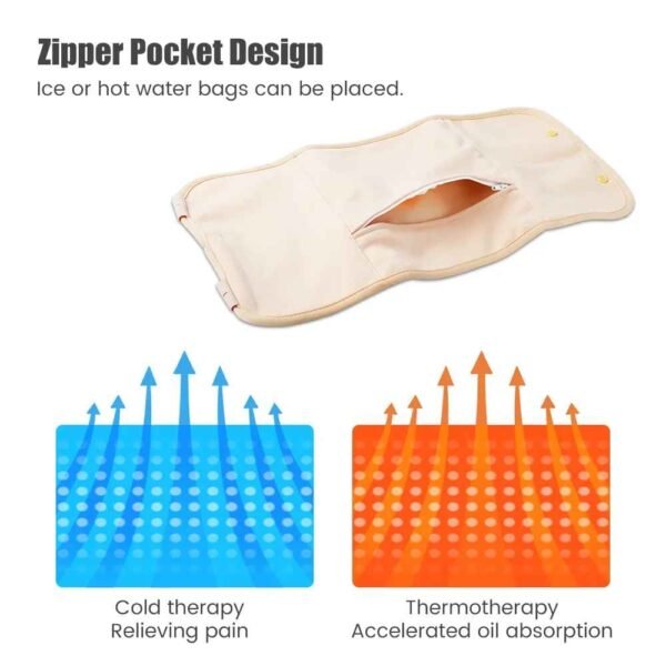 4 in 1 castor oil pack set wrap for liver detox belly wrap and reusable therapy