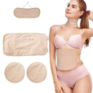 4 in 1 castor oil pack set wrap for liver detox belly wrap and reusable therapy