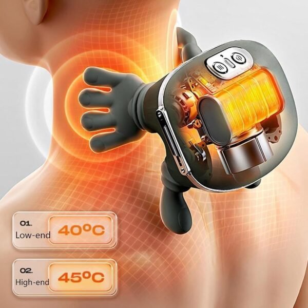 Siaasoo N7 Master jellyfish crab massager for deep tissue relaxation and full body massage