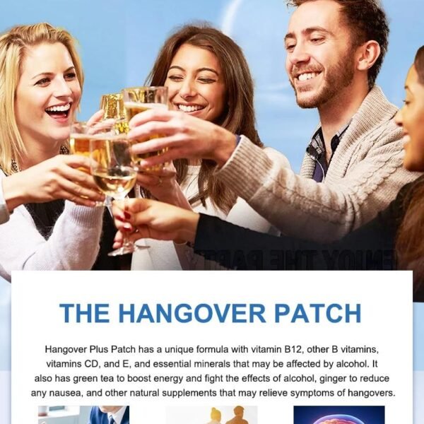 Natural After Party Detox Hangover Patch
