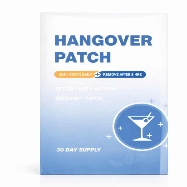 hangover patch for alcohol recovery and next day relief