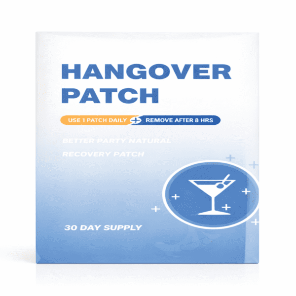 hangover patch for alcohol recovery and next day relief