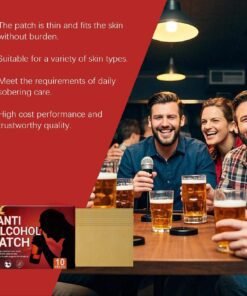 Natural Anti Alcohol Recovery Patch packaging