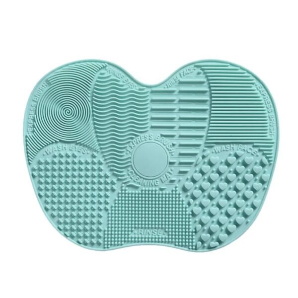 Makeup brush cleaning mat for buildup dirt removal deep cleaning silicone tool for all brush types