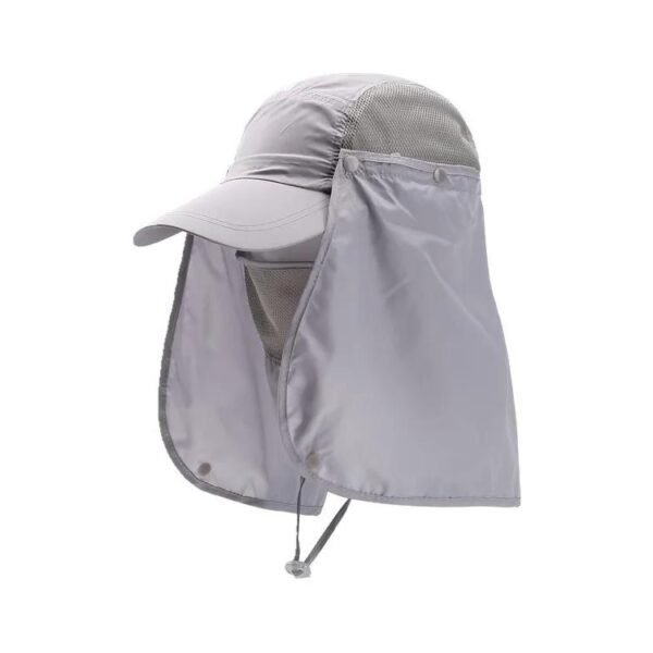 unisex fishing hat sun protection cap wide brim uv protection bucket hat with neck flap breathable outdoor hat for hiking fishing camping sun hat