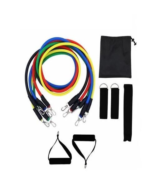 11 Pcs Resistance Bands Set Tension Workout Ropes