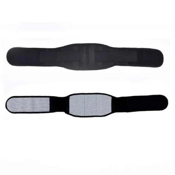 Self heating magnetic therapy waist belt for back support pain relief and muscle relaxation