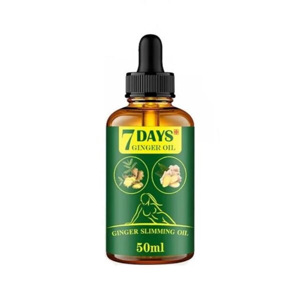 7 days ginger slimming weight loss oil for body shaping fat burning and skin firming