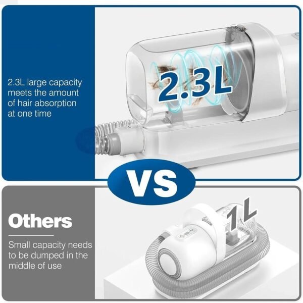 pet grooming vacuum kit for shedding hair remover with strong suction for dogs and cats