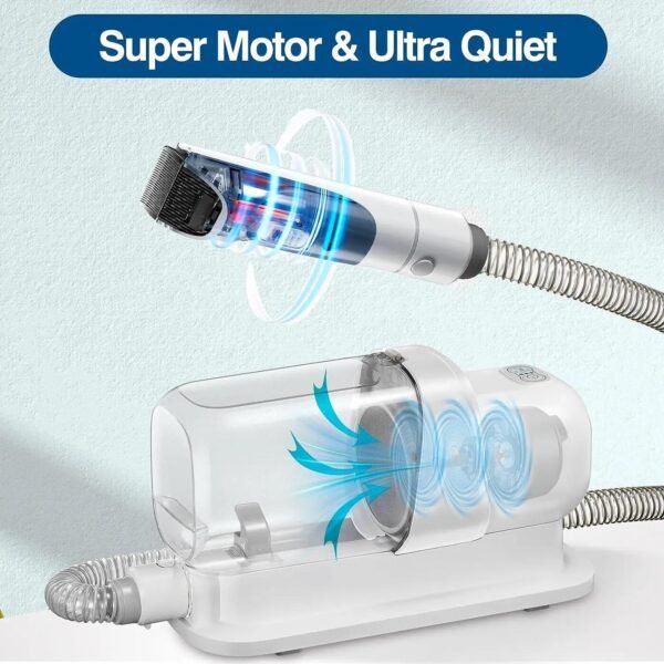 pet grooming vacuum kit for shedding hair remover with strong suction for dogs and cats