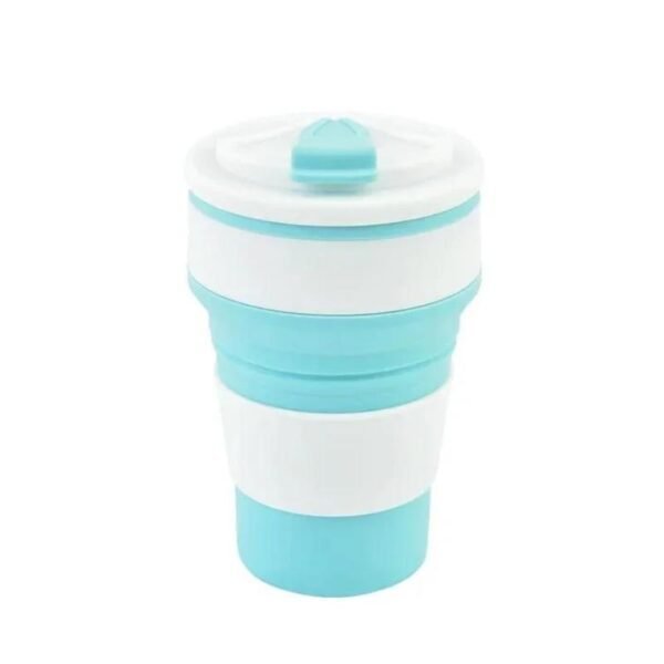 collapsible silicone travel cup foldable reusable camping mug portable lightweight cup for travel hiking outdoor use
