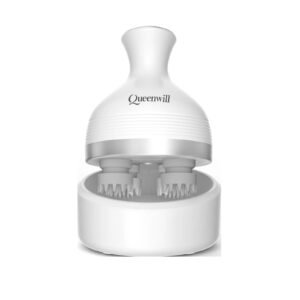 Electric scalp massager with kneading function and 84 massage nodes for deep relaxation and hair scalp care