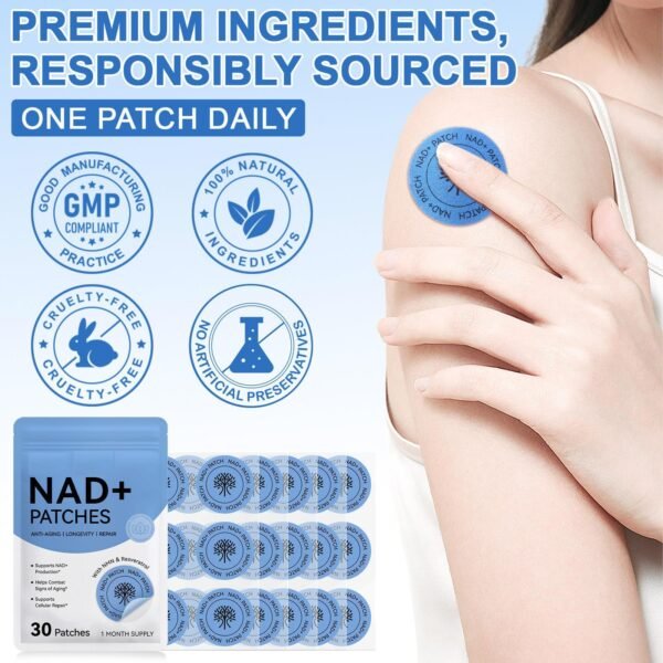 nad energy patch wearable supplement patch