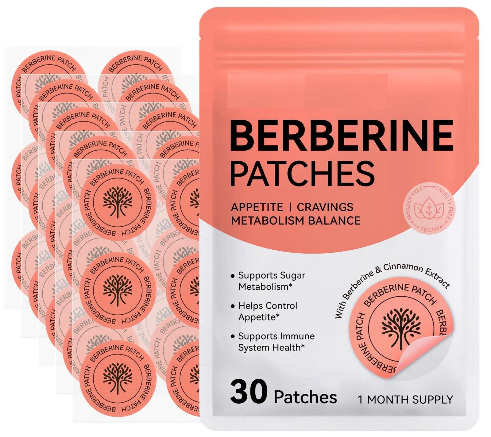 berberine patch packaging and transdermal patch set