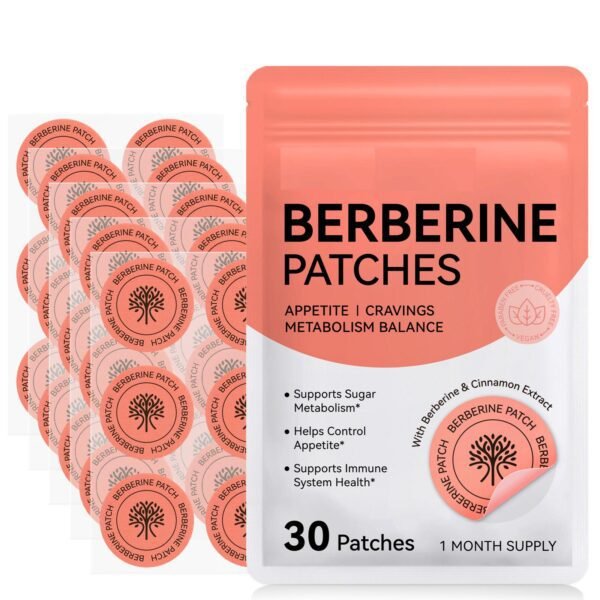 berberine transdermal patch close up design and texture