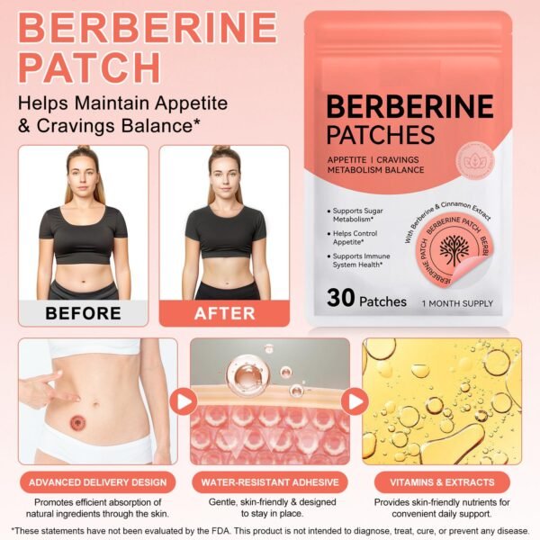 berberine patch for daily metabolic support routine