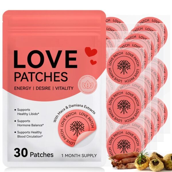 libido patch love patch packaging and transdermal patch set