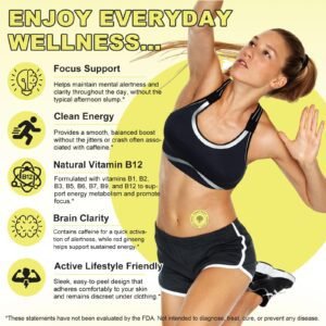 energy patch supporting focus alertness and balanced daily energy
