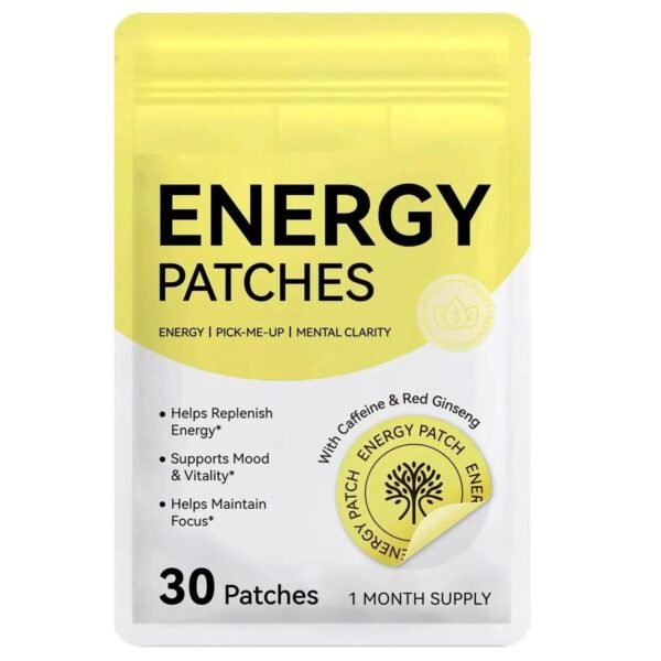 energy patch for focus and balanced energy supporting steady daily performance